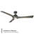 60" Woody 3 - Blade Outdoor/Indoor Smart Propeller Ceiling Fan with LED Light Kit and Remote Control Included, Works With Alexa and iOS or Android App, Graphite/Weathered Gray-48482666-100708470-100708472