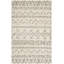 Tapis gris / beige en laine et coton touffeté à la main Aderhold-445876474