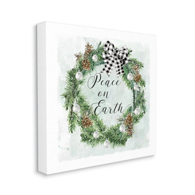 " Peace Seasonal Wreath " Graphic Art