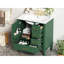 Meuble-lavabo de salle de bain 30 po, trois tiroirs avec mécanisme de fermeture en douceur, lavabo en céramique, poignées dorées, convient aux petites salles de bain traditionnelles 30 po, tiroirs, fermeture, choix compact