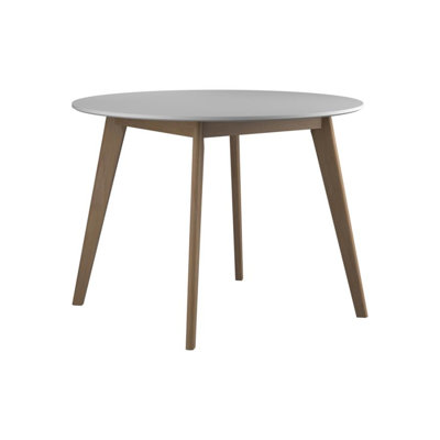 Pouliot Round Metal Base Dining Table