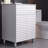 24" Mid-Century Modern Bathroom Vanity With Integrated Sink & Storage – White Wood Grain Finish