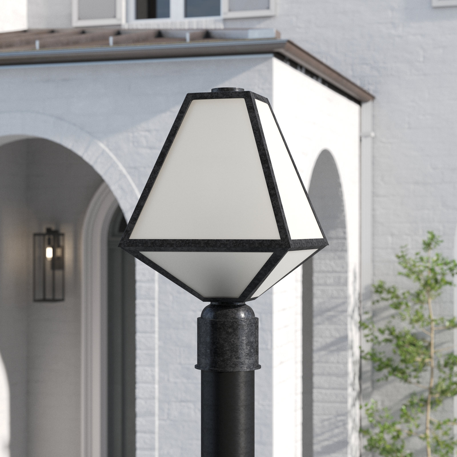 Maribel Hardwired Outdoor Lantern Head, 15.5" H x 8" W x 8" D