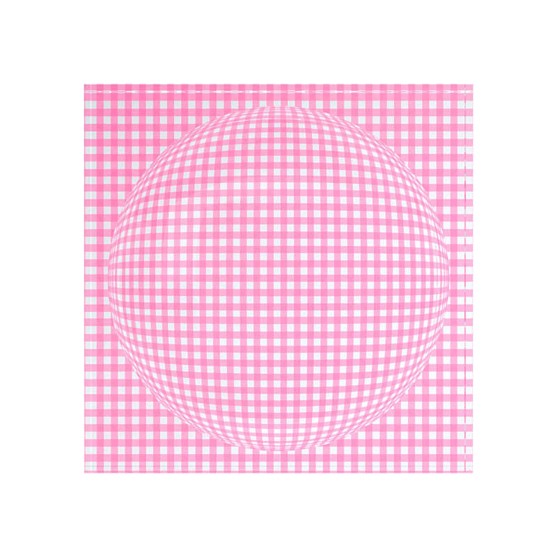 Gingham Acrylic Decorative Tray, 6"W x 6"D x 2"H