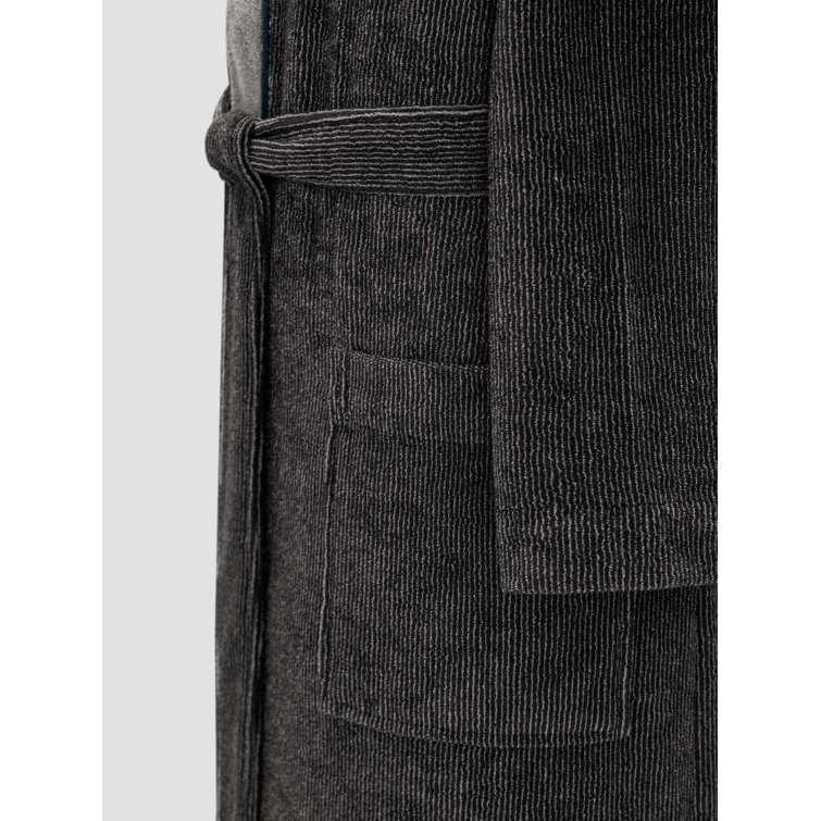 Robe De Chambre Homme Coton - Style Kimono Japonais - Manches Longues, Poches - Confortable