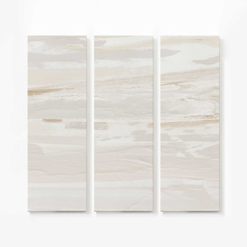 Sahara apaisant v2 | Impression sur toile 3 panneaux, H 48 po x l 48 po