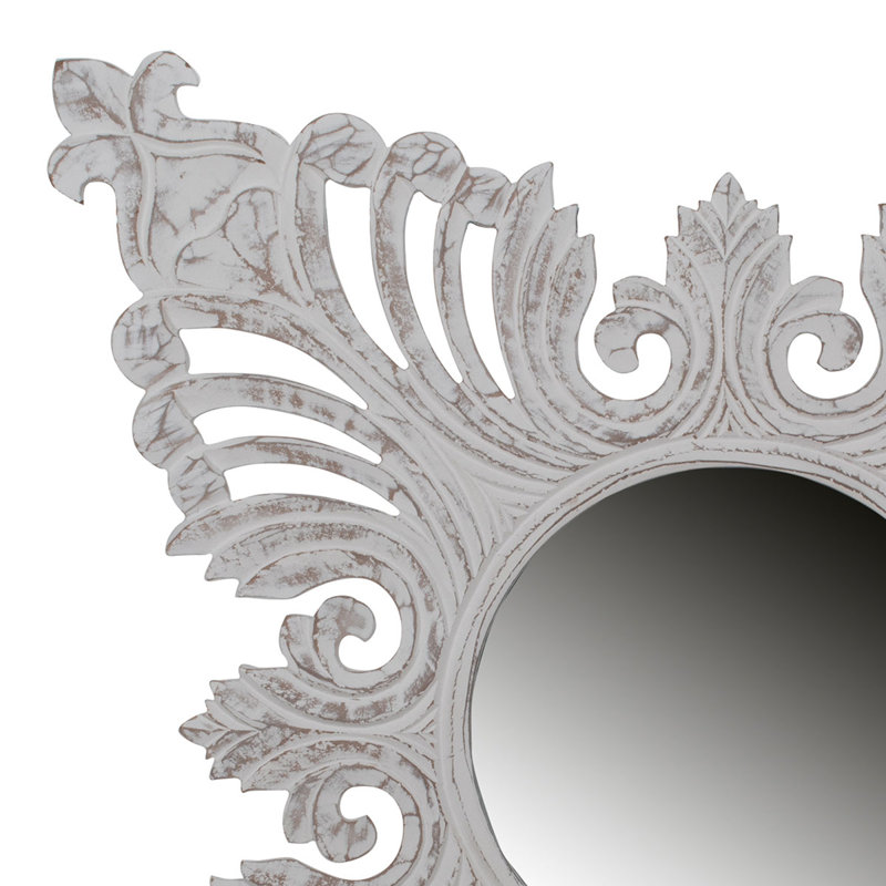 Morethampstead Wood Flat Wall Mirror