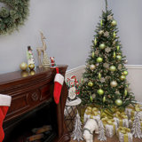 Aspen Spruce Tree with Clear Lights