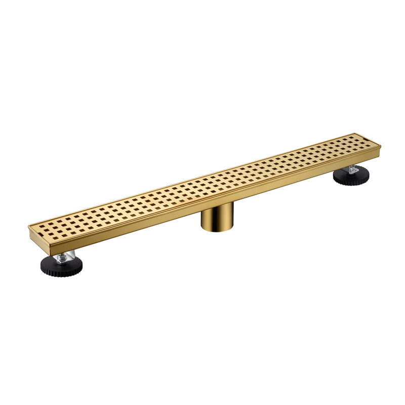 Stainless Steel Tile-In, Brushed Gold