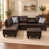Brown Faux Leather