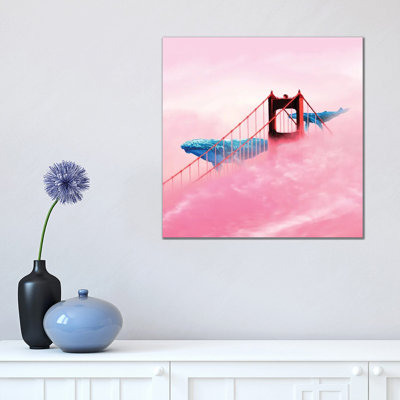 Coastal Whale Watching by David Loblaw - Print on Canvas