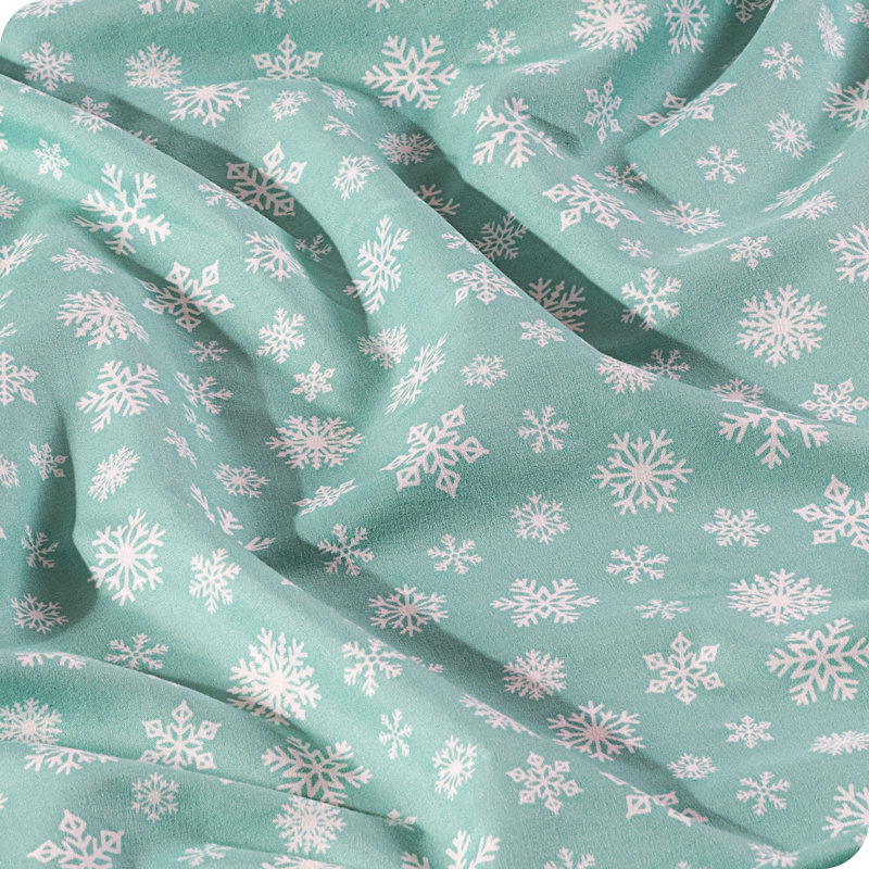 Twin Snowdrift Plaid Microfiber Deep Pocket Sheet Set