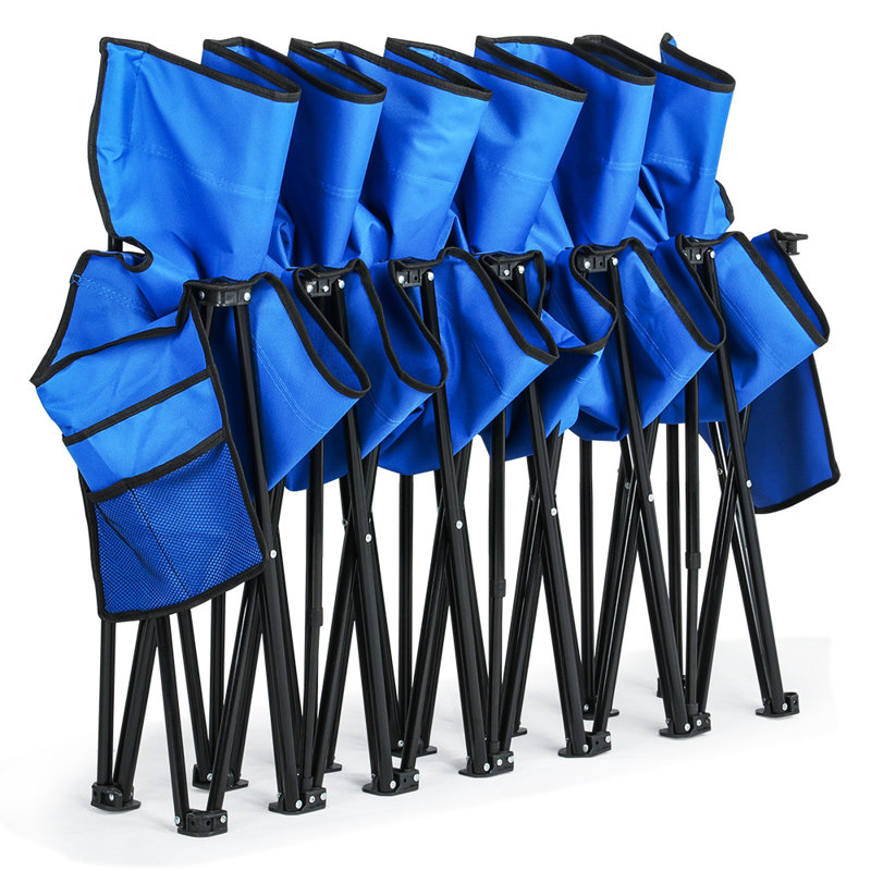 Folding Camping Bench, Blue