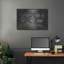 17 Storeys 'Tesla Electro Magnetic Motor Blueprint Patent Chalkboard' Metal Wall Art-1637008518