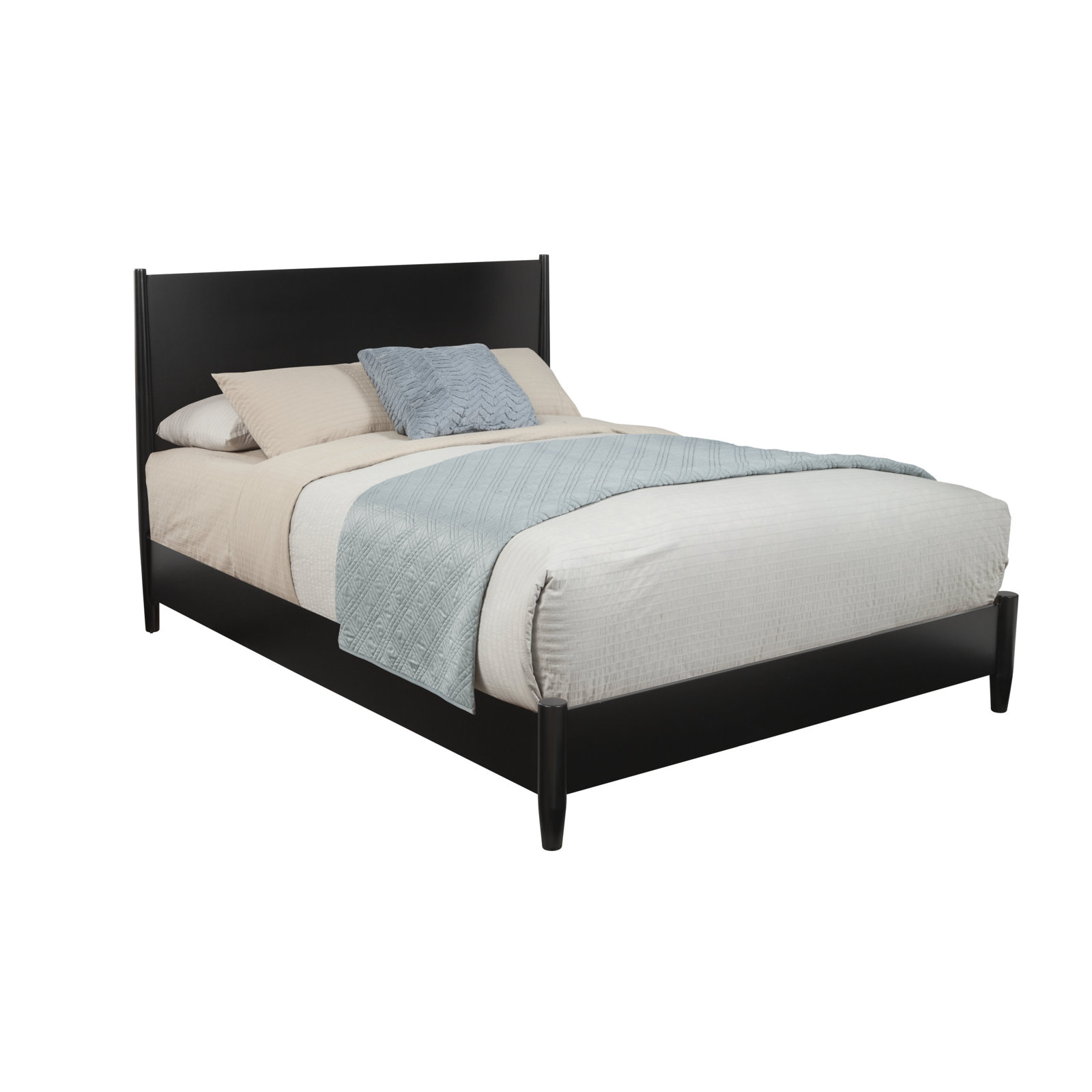 Williams Low-Profile Bed, California King, Black