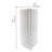 24.9" H White Geometric Tall Planter-1076257832