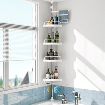 LiviNGPAi Corner Shower Caddy, Corner Shower Organizer, Corner Shower  Shelves