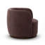 Ensemble de chaises d'appoint modernes pivotantes en tonneau avec siège rembourré-464697544