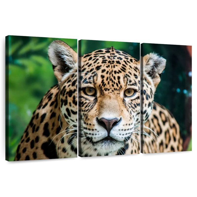 Lone Jaguar, 32" H x 50" W