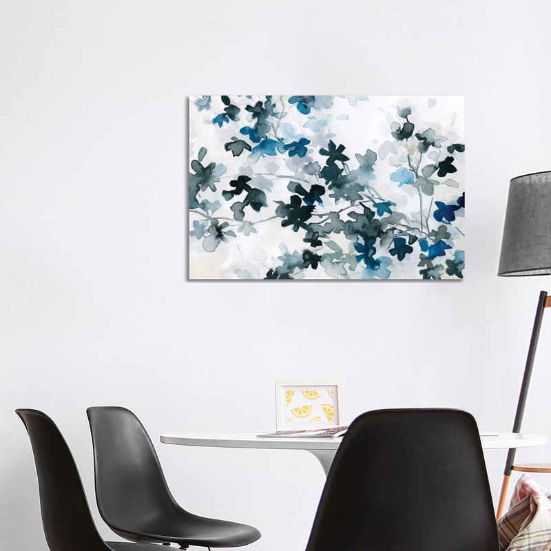 Blue Cherry Blossoms, 101.6 cm H x 66.04 cm W x 1.91 cm D
