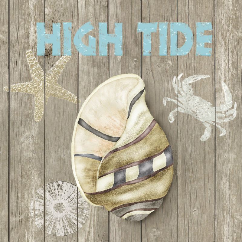 High Tide Shoreline I - Wrapped Canvas Print, 76cm H x 76cm W