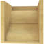 Bois de cèdre brut Asheboro, grain de bois TimberThane Corbel, apprêté brun clair-88289125