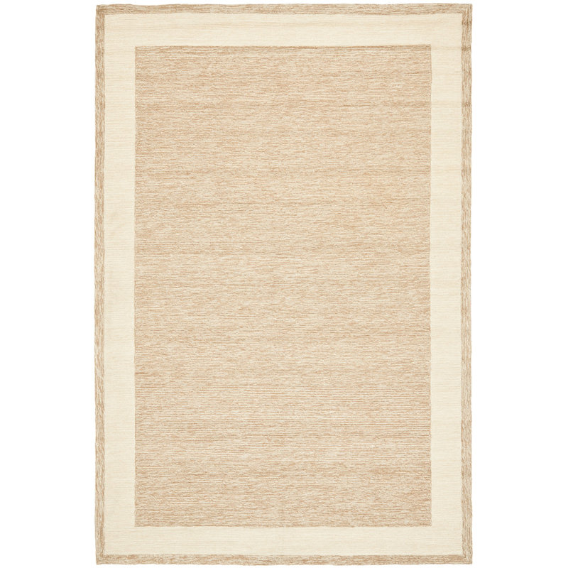 Taran Easy Care Hand Hooked Performance Solid Color Rug, Rectangle 3' x 5'
