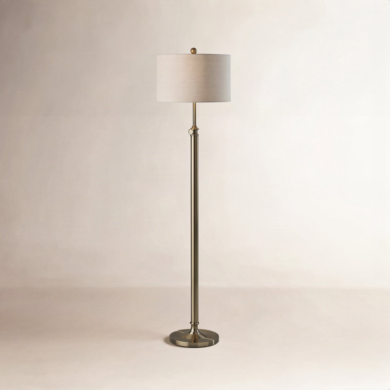 Elita 65.5'' Traditional Floor Lamp, Antique Brass