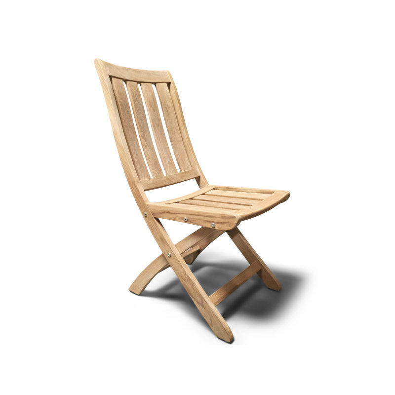 Folding Teak Patio Dining Chair