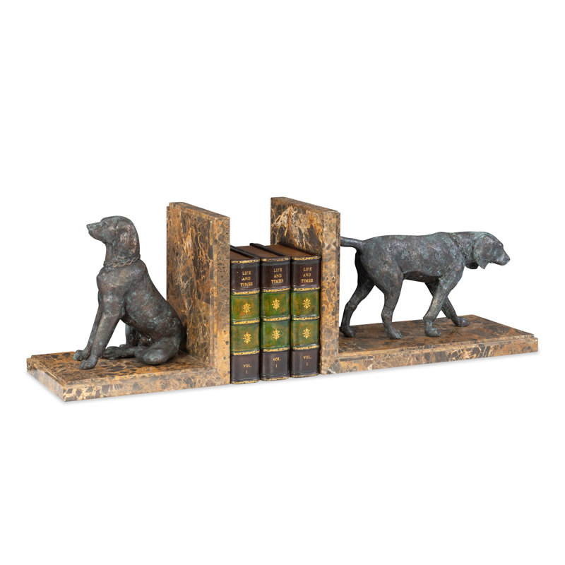 Hunting Dog Bookends