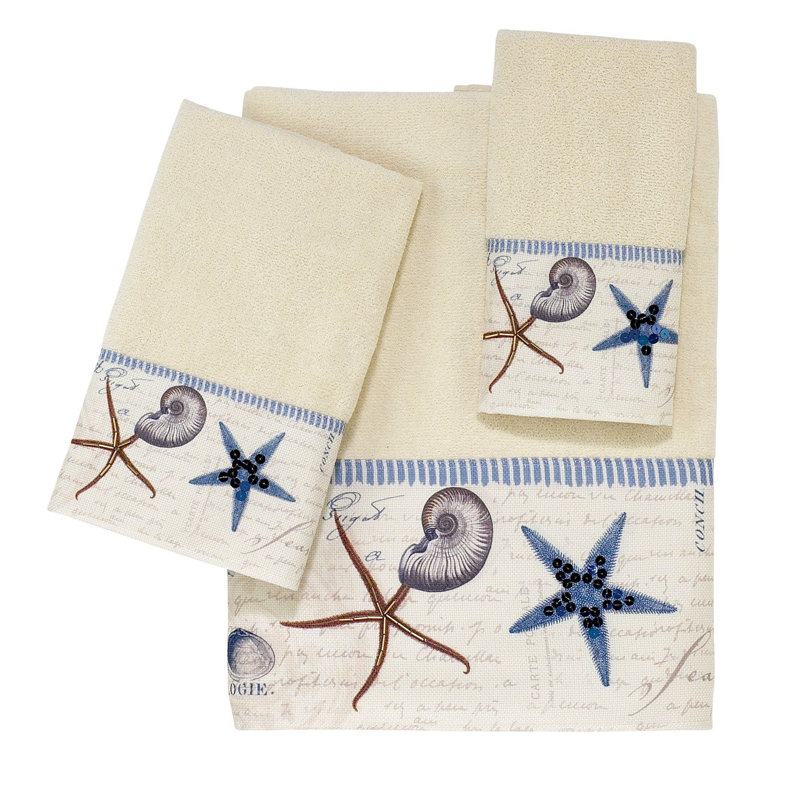 100% Cotton Towel, Ivory, Hand Towel - 1 Pack