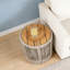 Table d'appoint d'extérieur en bois de rotin-888203787