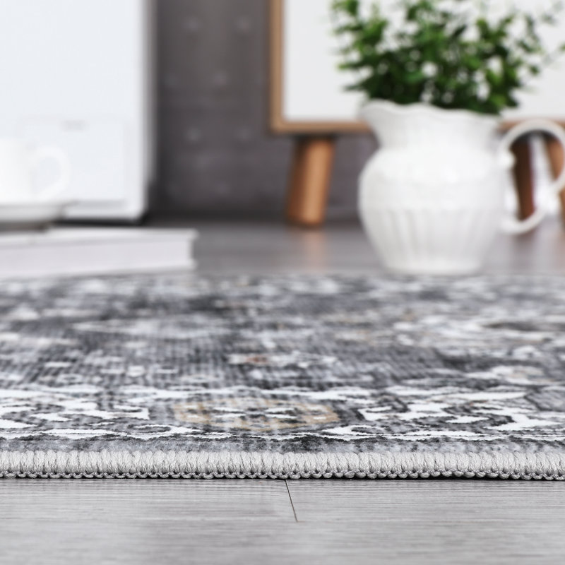 Sirach Washable Indoor Rug, Rectangle 9' x 12'