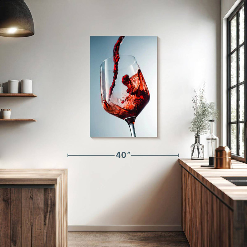Yarlin pour le vin rouge, H 36 po x l 24 po