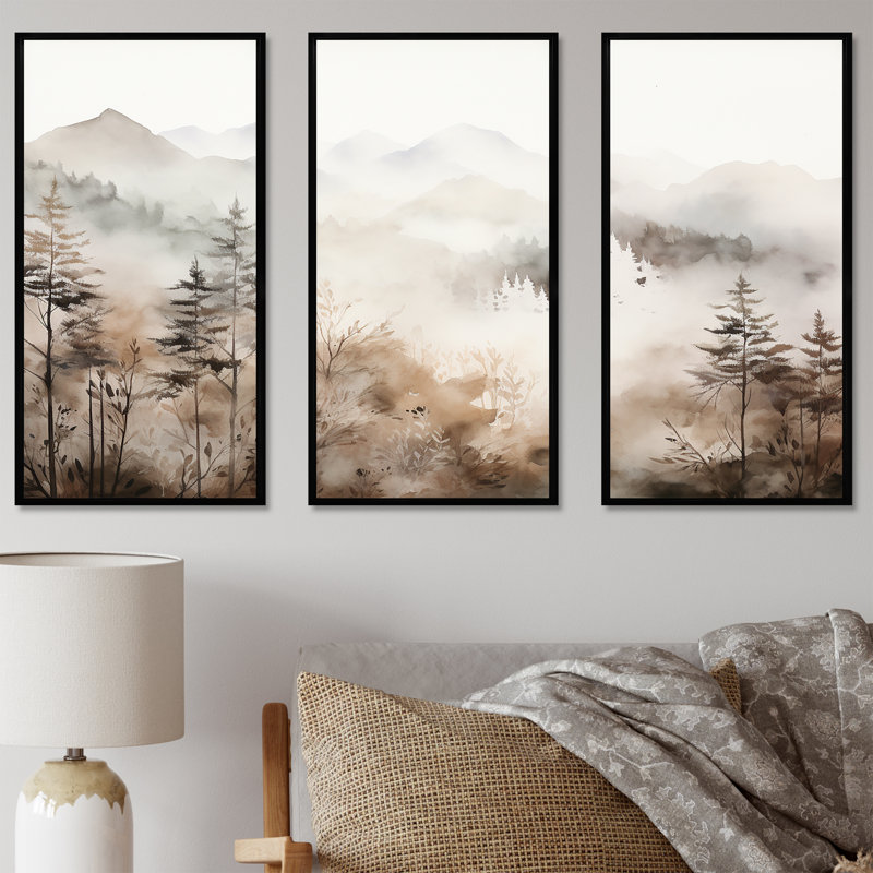 Ensemble de salon Nature S Harmony Serenity, H 28 po x l 36 po x P 1 po, Cadre flottant noir