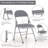 4 Pack Padded Folding Chairs With Cushioned Seat & Backrest, Heavy-Duty Steel Frame, Set Of 4 Portable Foldable Dining Chairs For Home, Office, Party, Conference, Event Seating – Compact Storage, No-Assembly-121358675