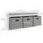 Shoe Bench with Cushion Seat, 3 Fabric Drawers for Entryway Hallway