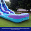 Toboggan aquatique gonflable Herokiddo Ocean Wave de 7,6 m (25 pi) de qualité commerciale avec piscine intégrée et système de drainage pour enfants et adultes (avec souffleur), pour l'intérieur et l'extérieur, les fêtes d'anniversaire, la location, grand format, toutes saisons