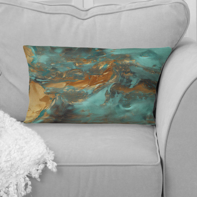 Coussin Whirling Waves I - Abstract Abstract