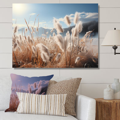 «Meadow Winter Scenery I», reproduction sur toile