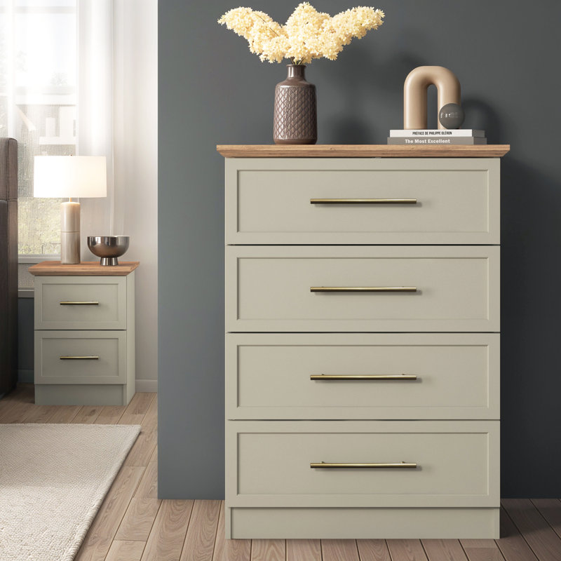 Storage Duo Bedroom Set, Light Grey