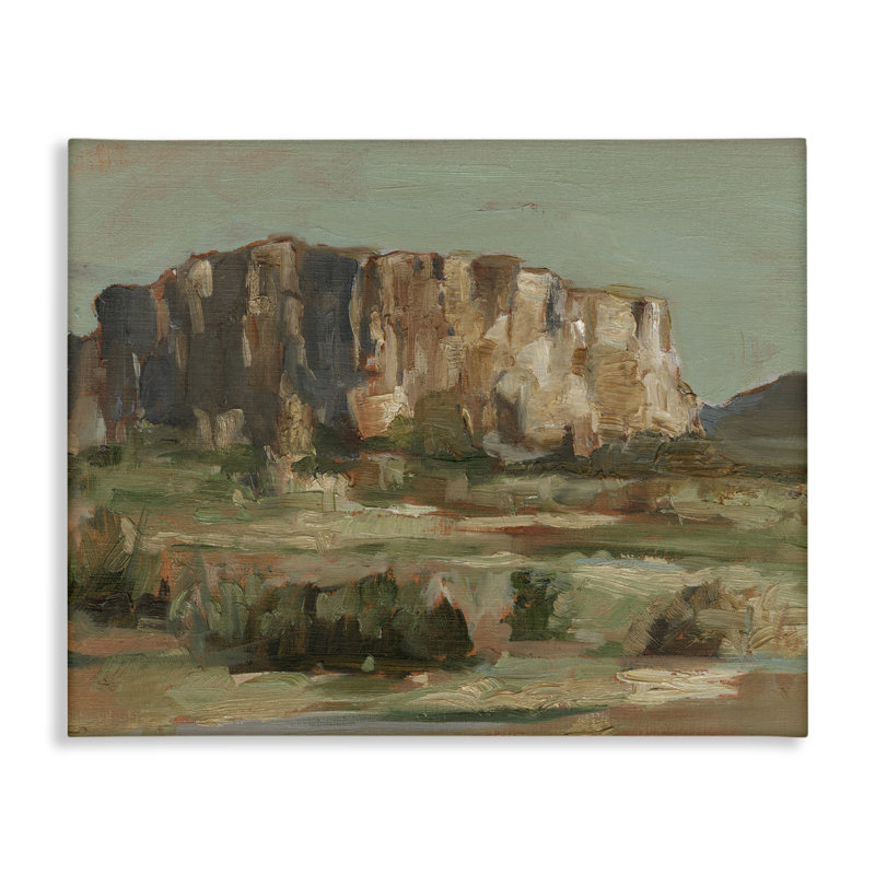"Distant Canyon", art mural sur toile, par Ethan Harper, H 16 po x l 20 po