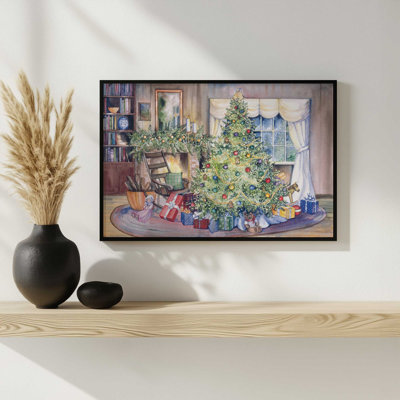 «Christmas» par Kathleen Parr McKenna, reproduction d'art