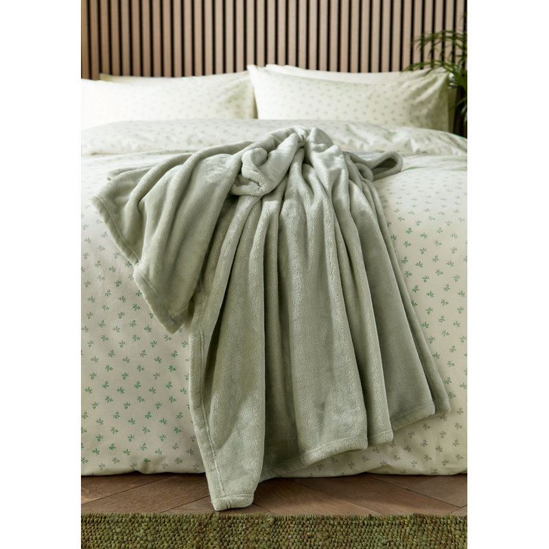 Snug Fleece Throw, Grey