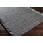 Tapis intérieur / extérieur noir tissé à plat à la main Kemarcus-214427765