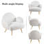 Fauteuil rembourré Ozpa Sherpa-45166863-45166850