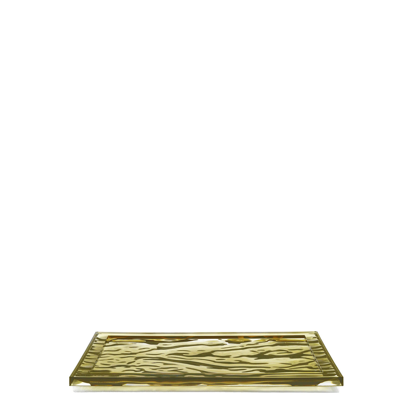 Dune Decorative Tray, 21.65" x 14.96", Green