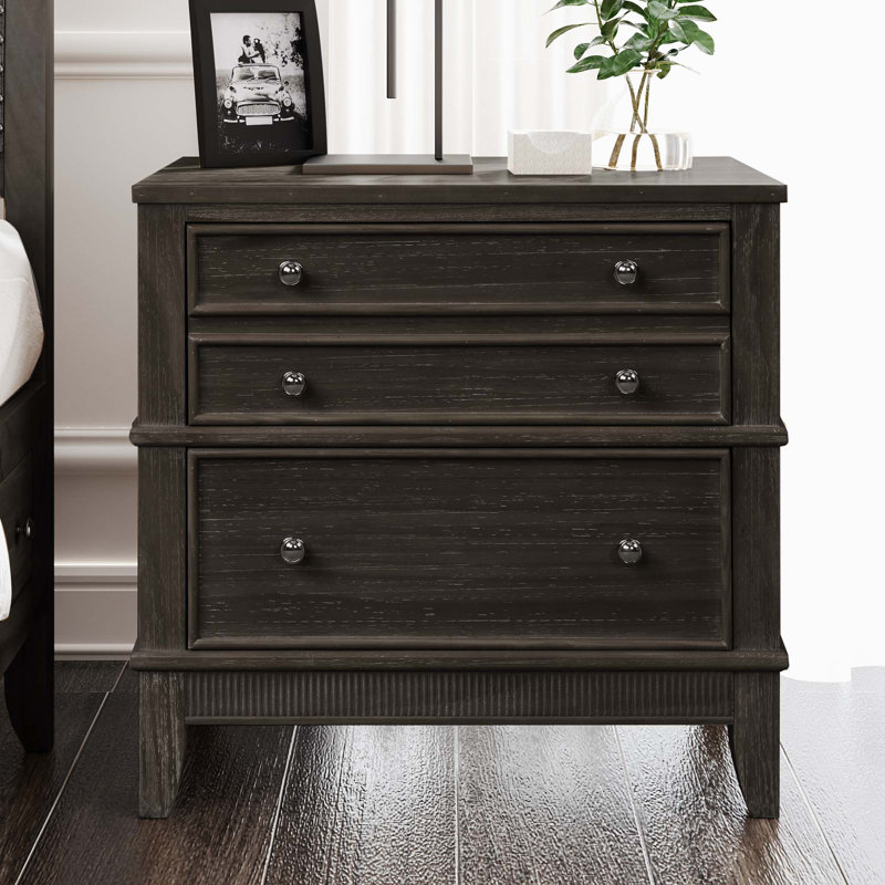 Kirchner 3 - Drawer Nightstand , Coffee, Individual