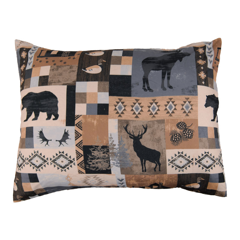 Polyester Channel Comforter Set, Queen Comforter + 2 Standard Pillowcases