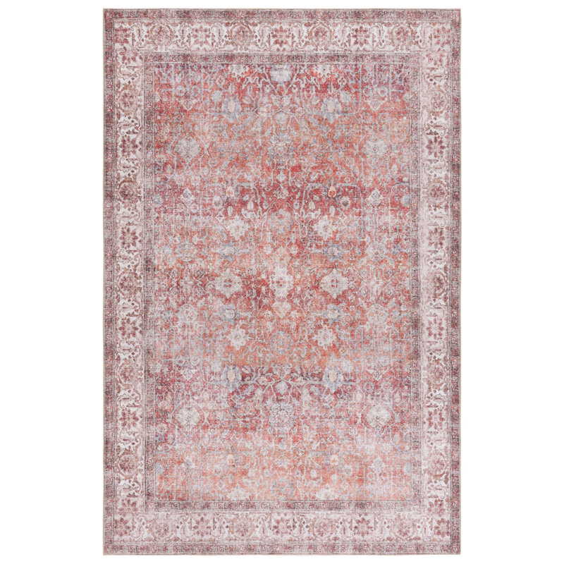 Arol Performance Machine Washable Oriental Rug, Rectangle 6' x 9'